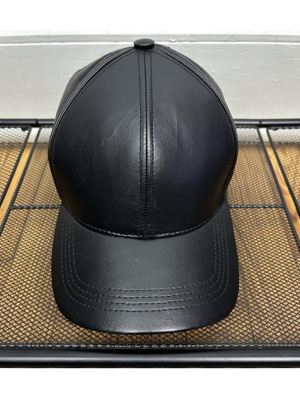 Emstate by Winner Caps Genuine Leather Hat Men’s Size Medium Made in USA